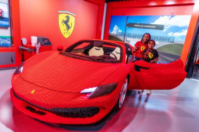 LEGO Ferrari Build and Race!